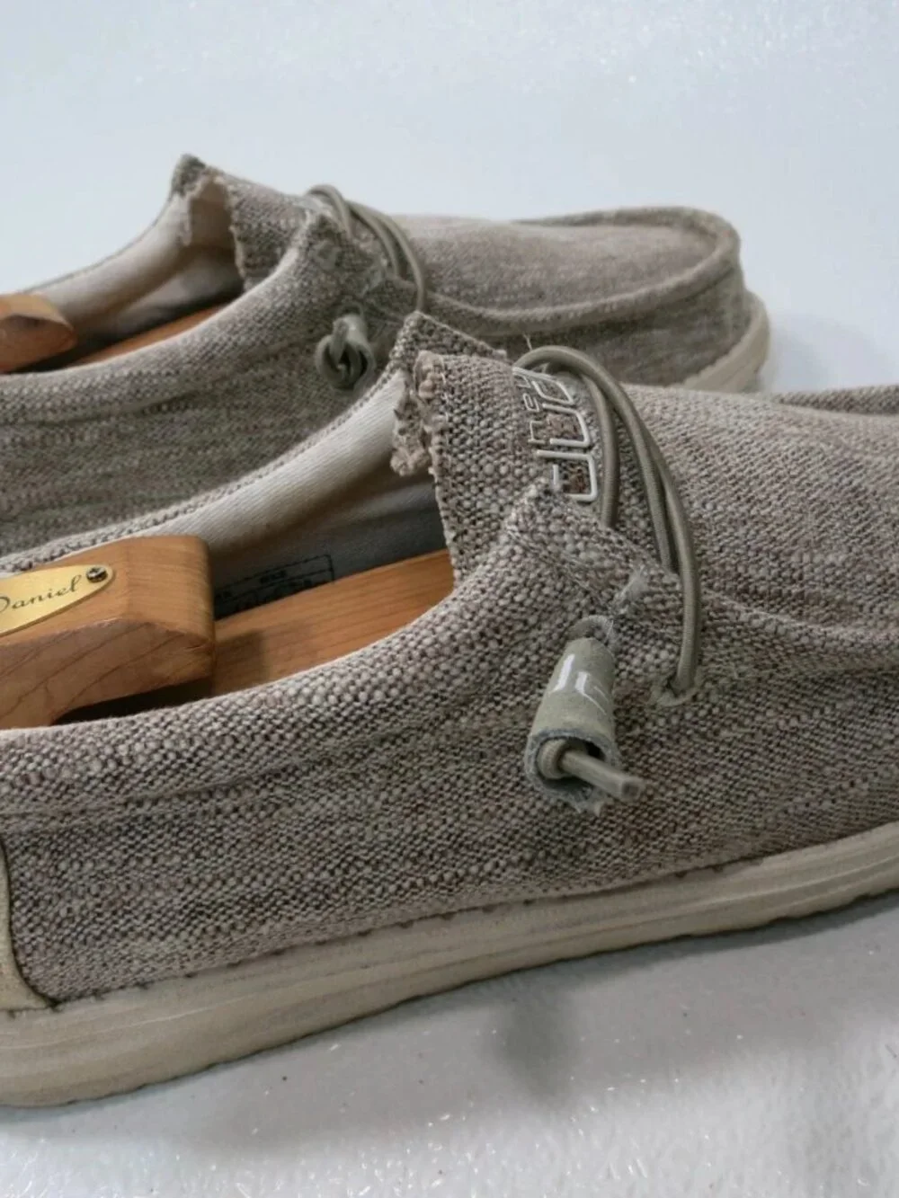 Hey Dude Rubber Fabric Comfort Boat Deck Mens Casual Footwear Shoe Loafers 11 44